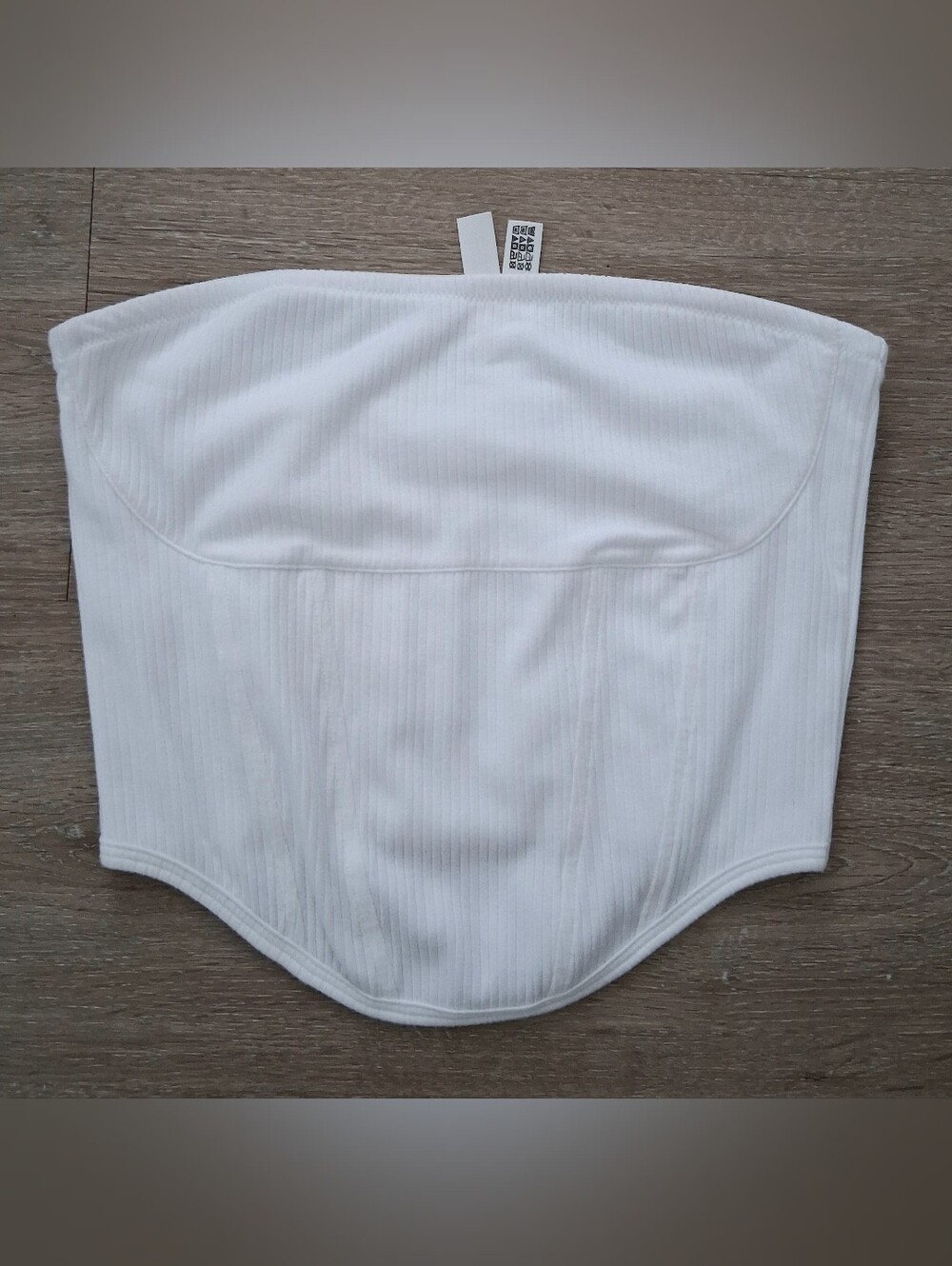 PINK Victoria's Secret The Cinched Cotton Strapless Corset Top - Picture 2 of 3